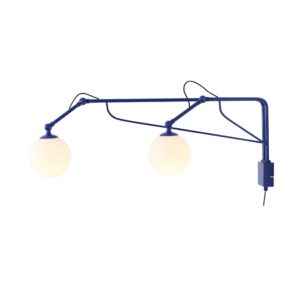 ARTERA – SOHO GLASS II KINKIET KOBALTOWY Z KABLEM
