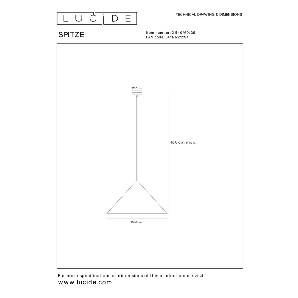 spitze-1-szara-lampa-wiszaca-stozek-wymiary-lamperiaconcept spitze 1 szara lampa wiszaca stozek wymiary lamperiaconcept