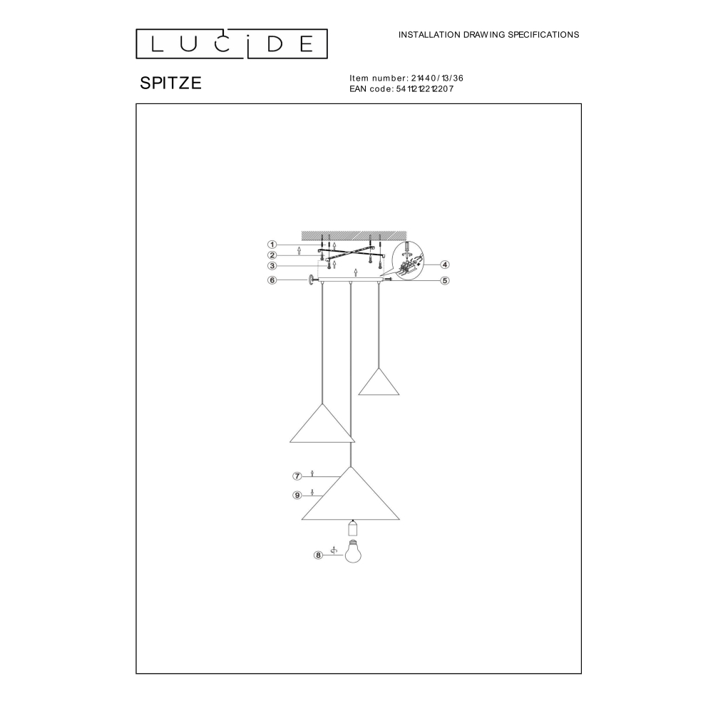 spitze-3-R-szara-lampa-wiszaca-stozek-montaz-lamperiaconcept spitze 3 R szara lampa wiszaca stozek montaz lamperiaconcept
