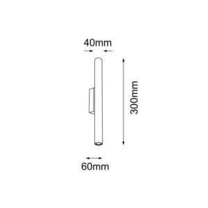 yabu 30 kinkiet minimalistyczny wymiary lamperiaconcept