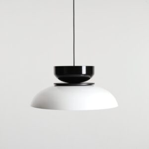 aldo wh bk nowoczesna lampa z metalowym kloszem detale 1 lamperiaconcept