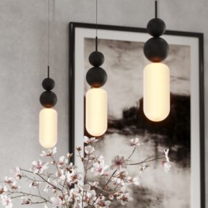 nova 1 black lampa wiszaca opal wizka lamperiaconcept