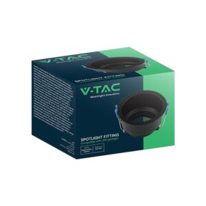 oczko sufitowe czarne VT 9001RD B box lamperiaconcept