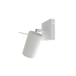 SOLLUX – RING BIAŁY KINKIET Z WYŁĄCZNIKIEM