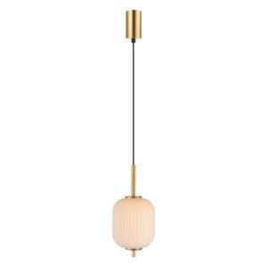 akari 1 ryflowana lampa zlota wiszaca lamperiaconcept