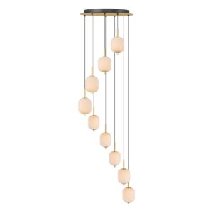 akari 55w ryflowana lampa zlota wiszaca lamperiaconcept