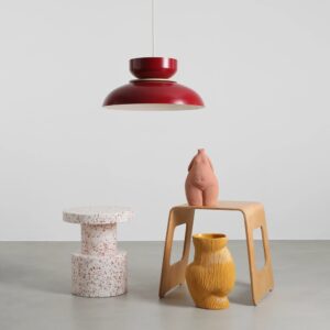 aldo light red wine nowoczesna lampa z metalowym kloszem aranzacja lamperiaconcept