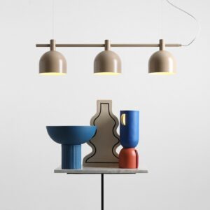 beryl 3 beige lampa wiszaca podluzna nad stol aranzacja lamperiaconcept