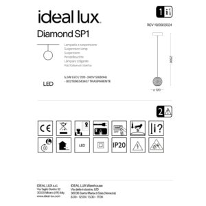 diamond sp1 ryflowana lampa wiszaca wymiary lamperiaconcept