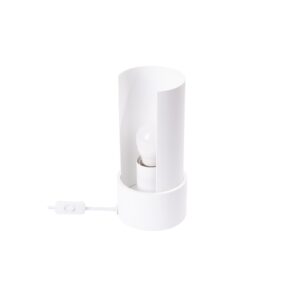 flash minimalistyczna lampa biala nocna lamperiaconcept