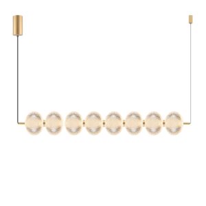galatea 50w zlota lampa krysztalowa wiszaca led lamperiaconcept
