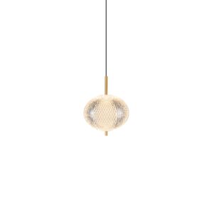 galatea 6w zlota lampa krysztalowa wiszaca led 0 lamperiaconcept