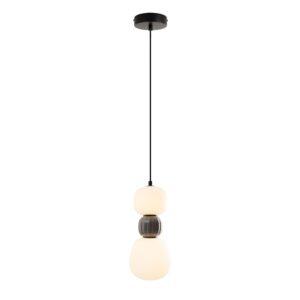 modern 13w dark grey ceramiczna lampa wiszaca lamperiaconcept