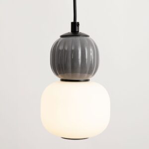 modern 5w dark grey ceramiczna lampa wiszaca on lamperiaconcept