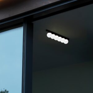 ping pong pl6 nero nowoczesna lampa led sufitowa aranzacja lamperiaconcept