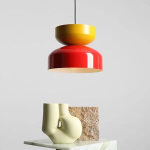 tula mustard chili lampa wiszaca kolorowa aranzacja lamperiaconcept