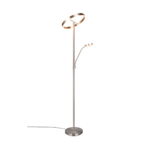 willis nikel matt lampa stojaca z lampka do czytania lamperiaconcept