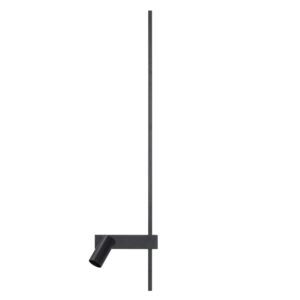 easy led right czarny kinkiet do sypialni z lampka do czytania lamperiaconcept