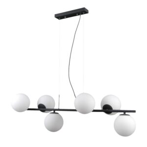 raddi 6 czarna lampa kule nad stol lamperiaconcept