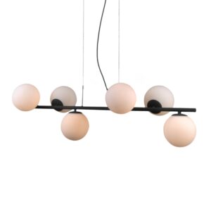 raddi 6 czarna lampa kule nad stol on lamperiaconcept