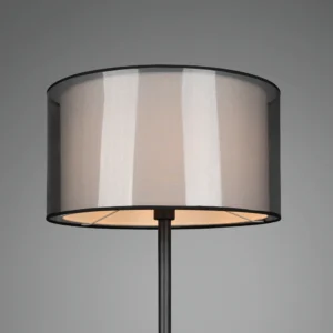 burton czarna lampa stojaca z lampka do czytania on lamperiaconcept