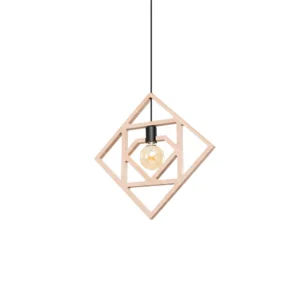 SOLLUX – CARO WISZĄCA LAMPA DREWNIANA