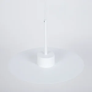 charlie L biala lampa wiszaca talerz detale lamperiaconcept