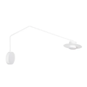 SIGMA LIGHTING – CHARLIE BIAŁY KINKIET Z RAMIENIEM DO CZYTANIA