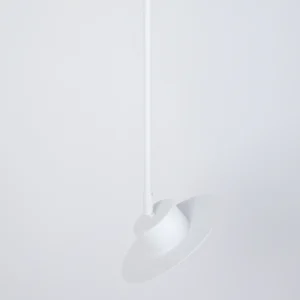 charlie s 150 biala lampa wiszaca talerz detale lamperiaconcept