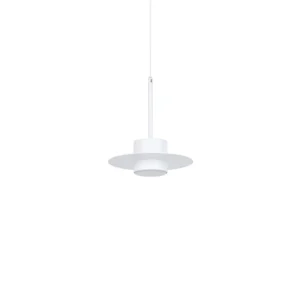 SIGMA LIGHTING – CHARLIE S BIAŁA LAMPA WISZĄCA TALERZ