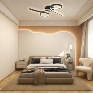 czarna lampa sufitowa led petelka vt 7791 wizka lamperiaconcept