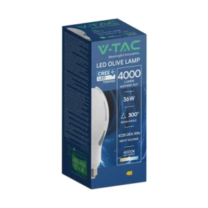 duza zarowka led e27 4000k VT 240 lamperiaconcept