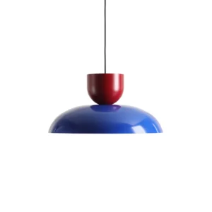 ARTERA – ELLA COBALT RED WINE NOWOCZESNA LAMPA Z METALOWYM KLOSZEM