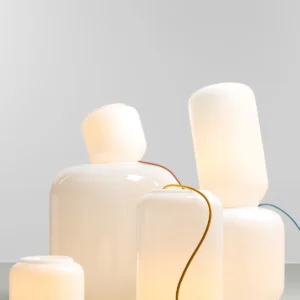 flask table stolowa lampa z mlecznym kloszem on lamperiaconcept
