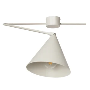 galaxy 1 szaro bezowa lampa sufitowa stozek ruchoma lamperiaconcept