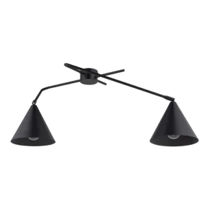 galaxy 2 czarna lampa sufitowa stozek ruchoma lamperiaconcept