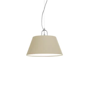 kasel bezowa lampa wiszaca z abazurem 0 lamperiaconcept