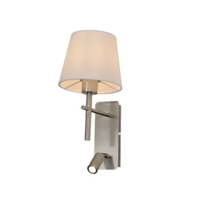 ZUMA LINE – LUNA KINKIET PODWÓJNY Z ABAŻUREM