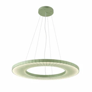 ANTIGO – NEXO Z4 OKRĄGŁA LAMPA WISZĄCA PLISOWANA Z TASIEMEK