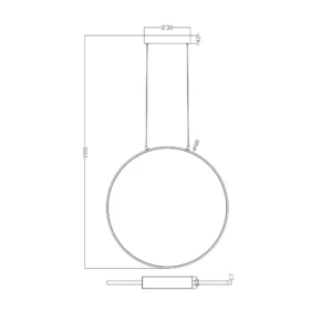 rascal 60 lampa wiszaca ring czarna wymiary lamperiaconcept