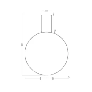 rascal 90 lampa wiszaca ring czarna wymiary lamperiaconcept