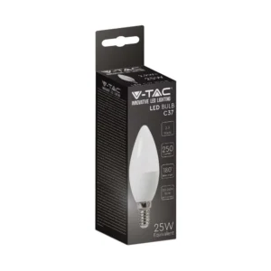 V-TAC – ŻARÓWKA LED ŚWIECZKA E14 C37 4000K 250LM VT-2323