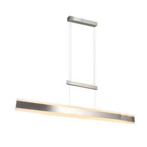 TRIO LIGHTING – ARCOLA NIKEL MAT ROZSUWANA LAMPA OPUSZCZANA NAD STÓŁ