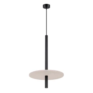 feltro czarna bezowa lampa z filcu lamperiaconcept