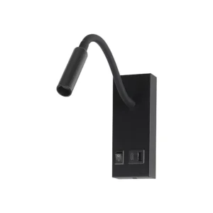 V-TAC – KINKIET HOTELOWY CZARNY USB LED CREE CHIP VT-88064