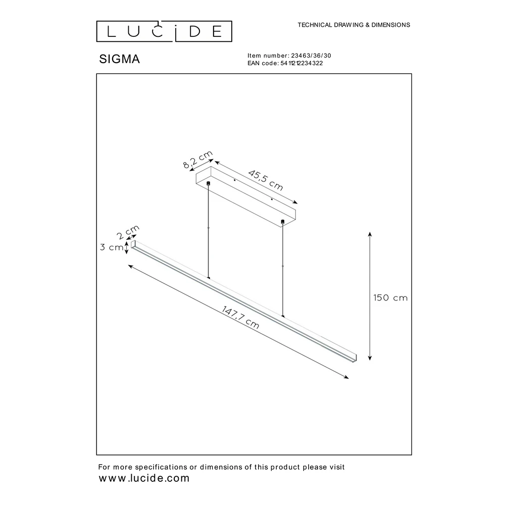 sigma-147-lampa-liniowa-wymiary-lamperiaconcept sigma 147 lampa liniowa wymiary lamperiaconcept