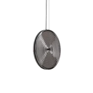 NOWODVORSKI – AURA LED SMOKY PŁASKA WISZĄCA LAMPA RYFLOWANA