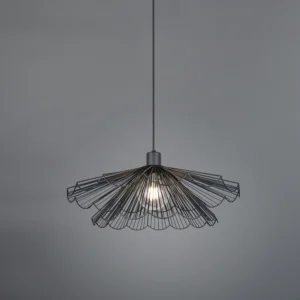 margarita 30 50 czarna lampa azurowa metalowa on lamperiaconcept
