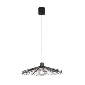 TRIO RL – MARGARITA 50 CZARNA LAMPA AŻUROWA METALOWA WISZĄCA