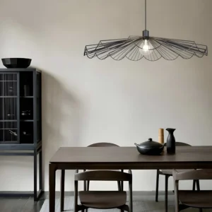 margarita 80 czarna lampa azurowa metalowa wiszaca wizka lamperiaconcept